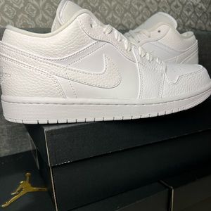 JORDAN 1 Low Triple white
